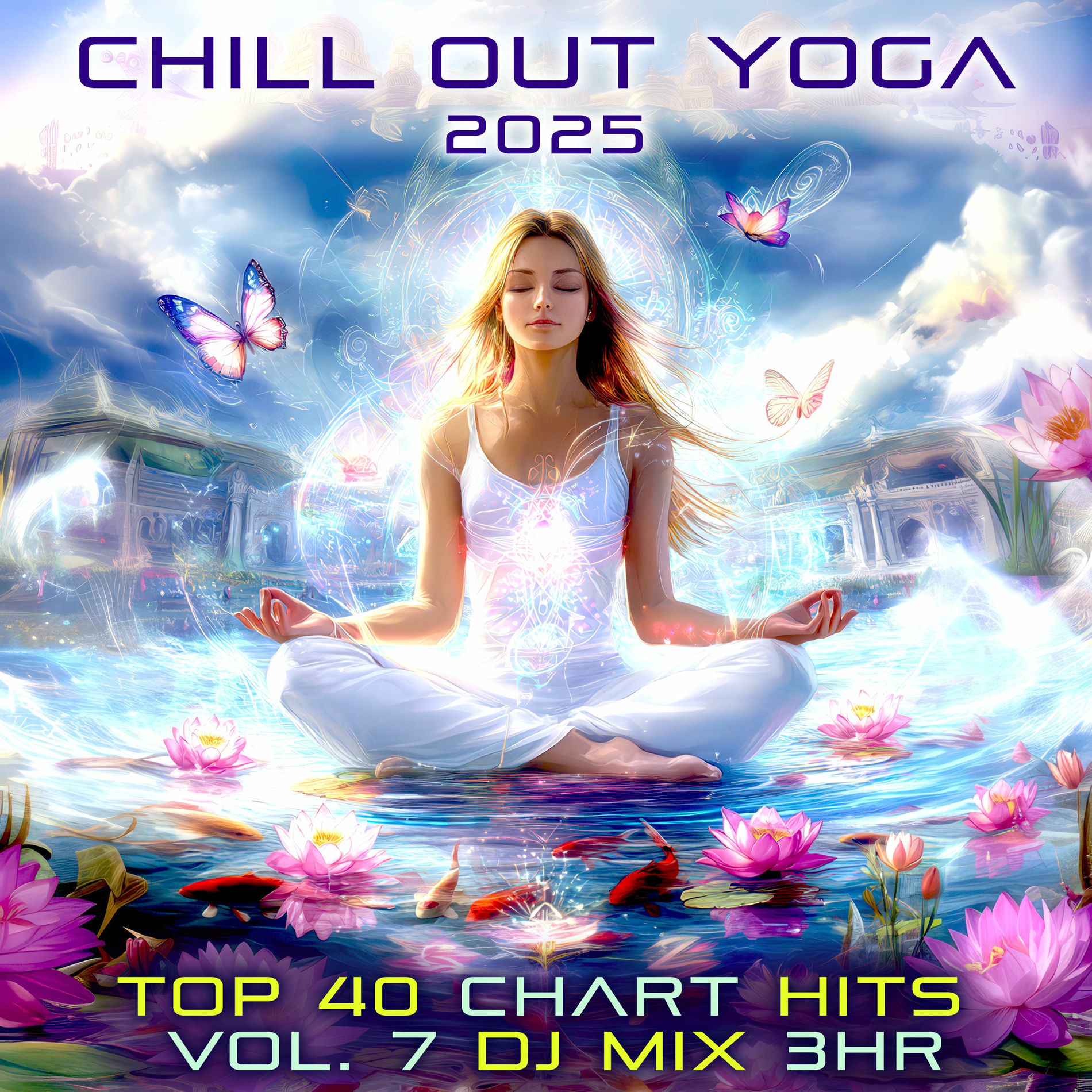 Album cover of Chillout Yoga 2025 Top 40 Chart Hits, Vol. 7 DJ Mix 3Hr