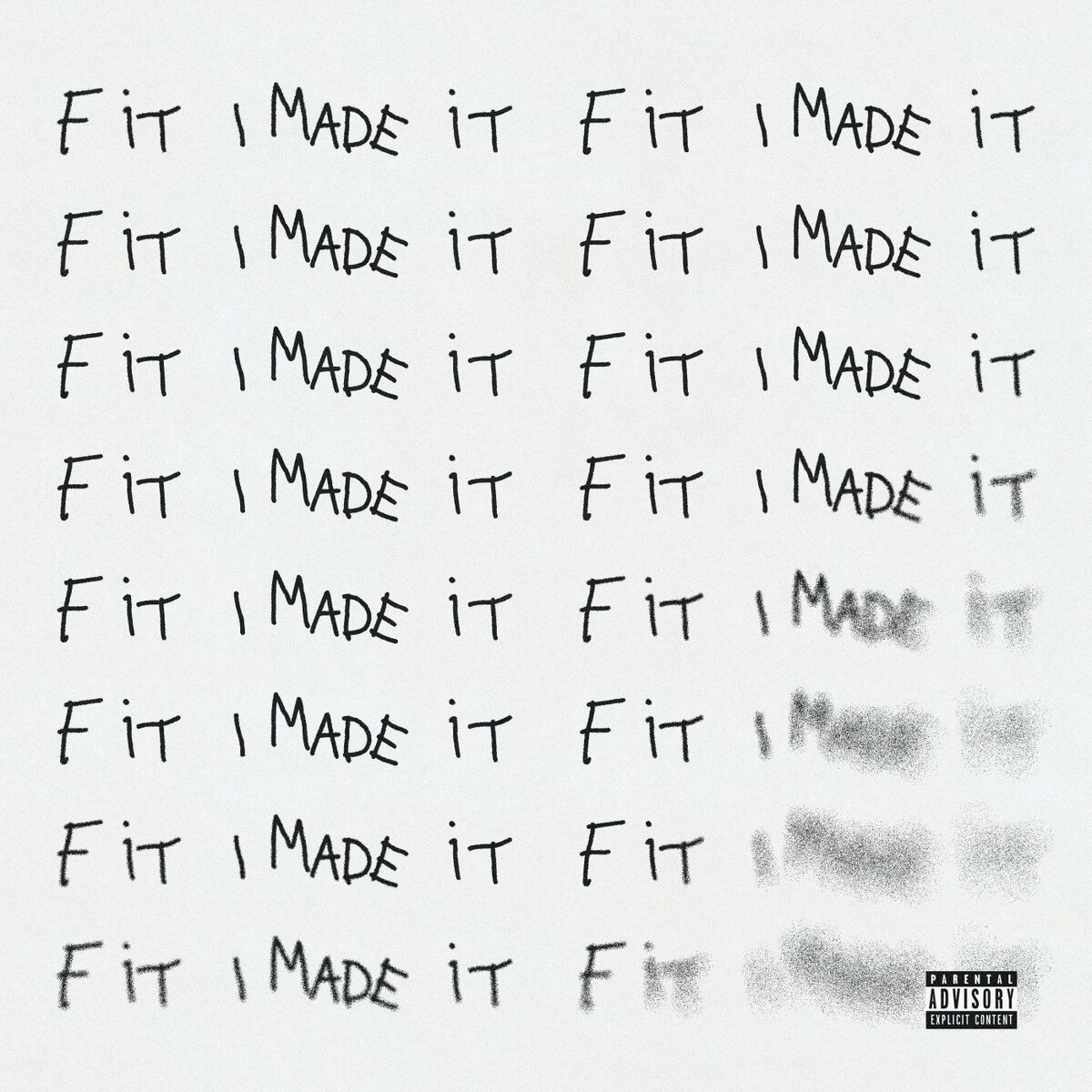 Album cover of F it, I Made it