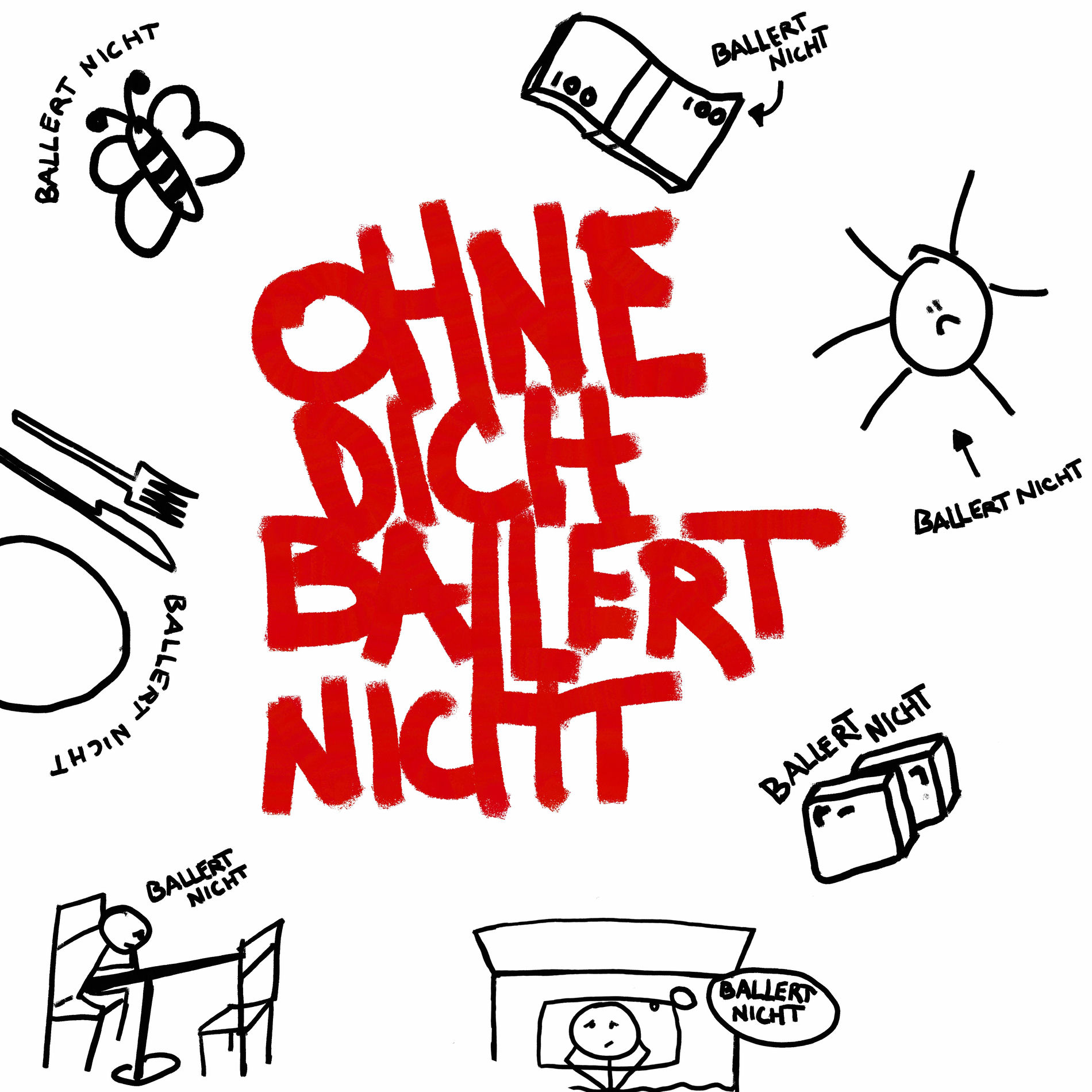 Album cover of ohne dich ballert nicht