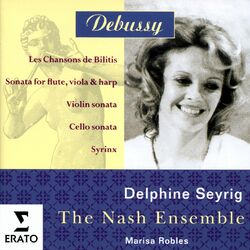Cover of Debussy: Les chansons de Bilitis, Sonata for Flute, Viola and Harp, Violin Sonata, Cello Sonata & Syrinx