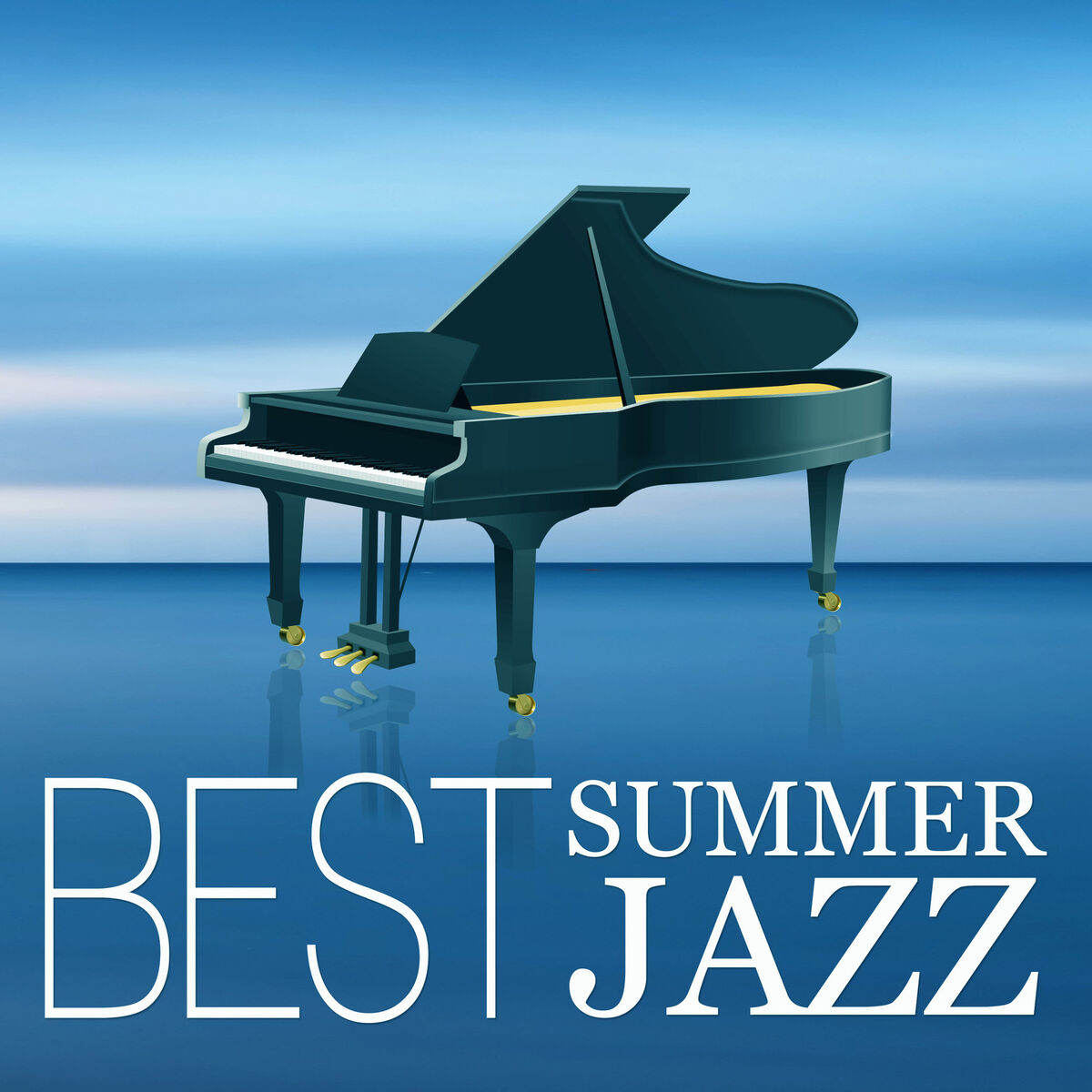 Album cover of Best Summer Jazz – Smooth & Gentle Piano, Soothing Jazz, Background Music for Relaxation, Jazz Lounge