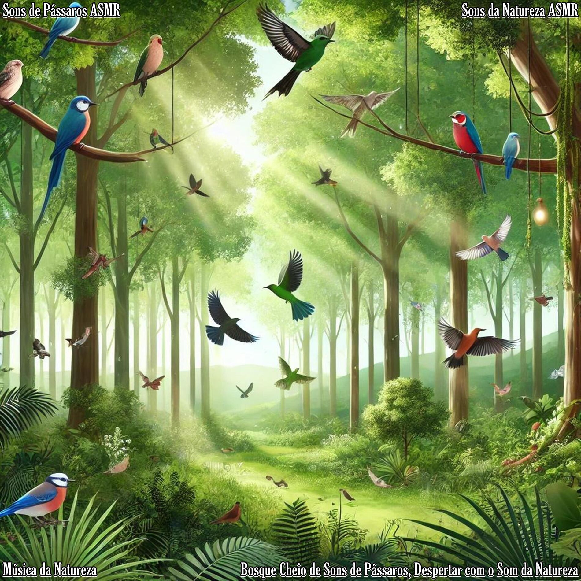 Album cover of Bosque Cheio de Sons de Pássaros, Despertar Com o Som da Natureza