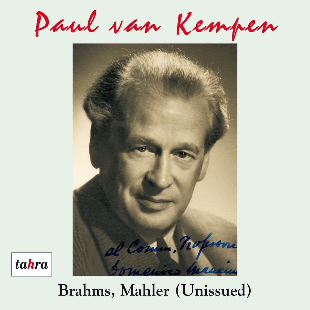 Picture of Paul van Kempen: Brahms & Mahler (Unissued)