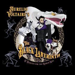 Cover of The Black Labyrinth / A Requiem for The Goblin King
