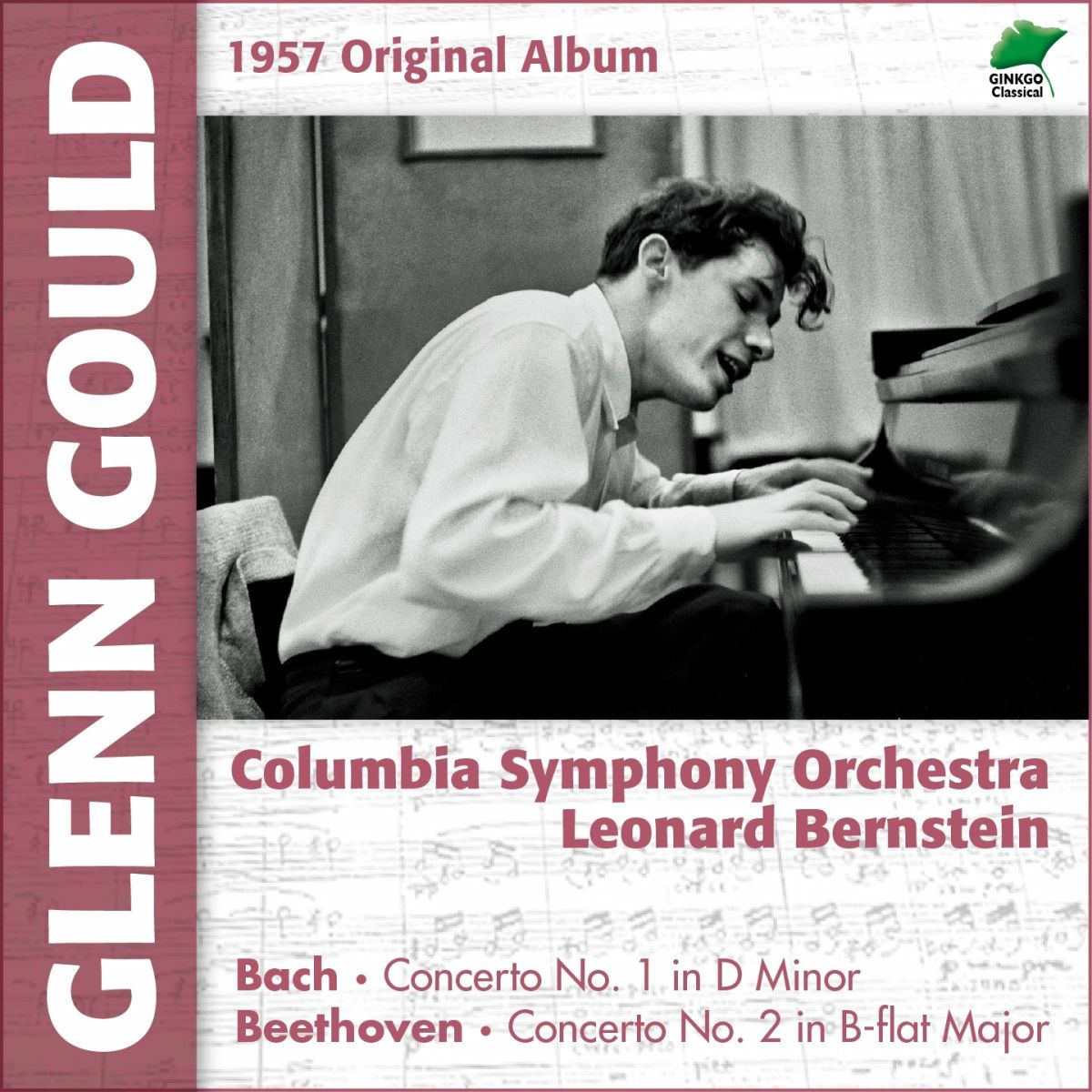 Album cover of Beethoven: Concert No. 2 for Piano and Orchestra, Op. 19 - Bach: Keyboard Concerto No. 1, BWW 1052 (Original Album, 1957)