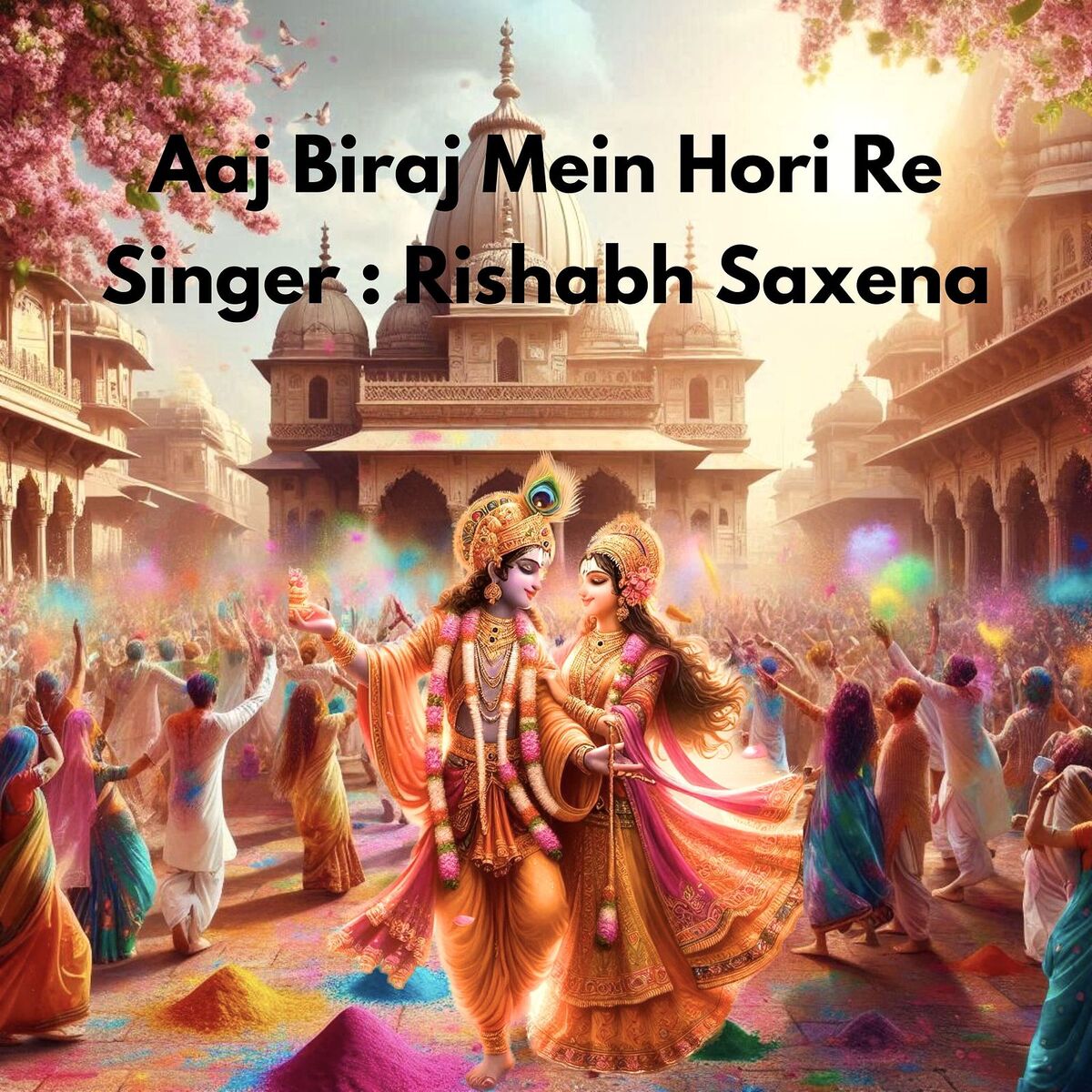 Album cover of Aaj Biraj Mein Hori Re Rasiya