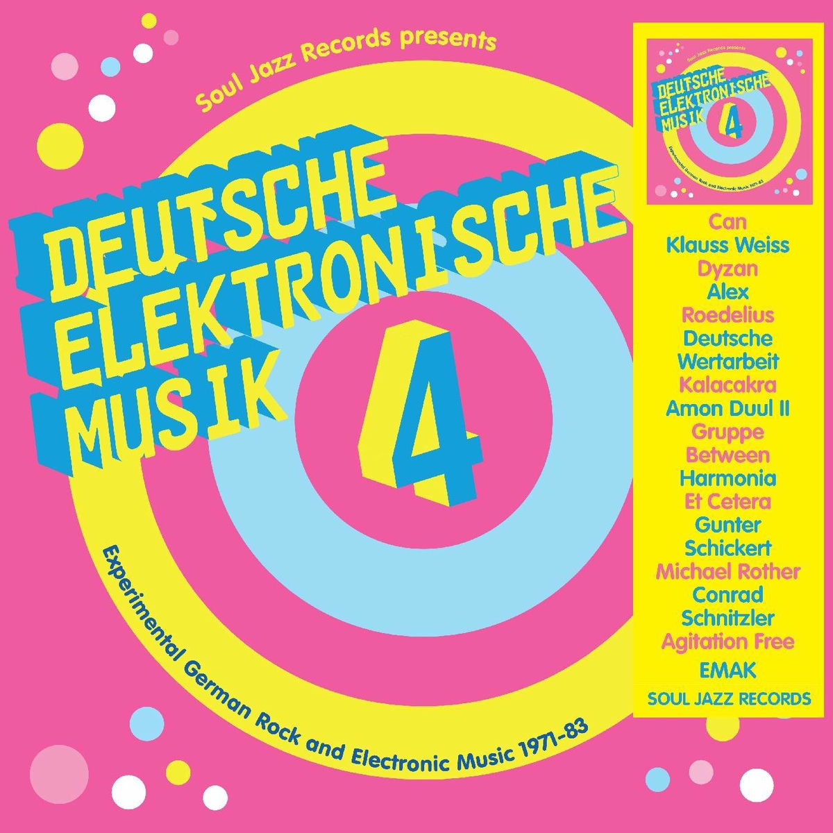 Album cover of Soul Jazz Records presents DEUTSCHE ELEKTRONISCHE MUSIK 4 - Experimental German Rock and Electronic Music 1971-83