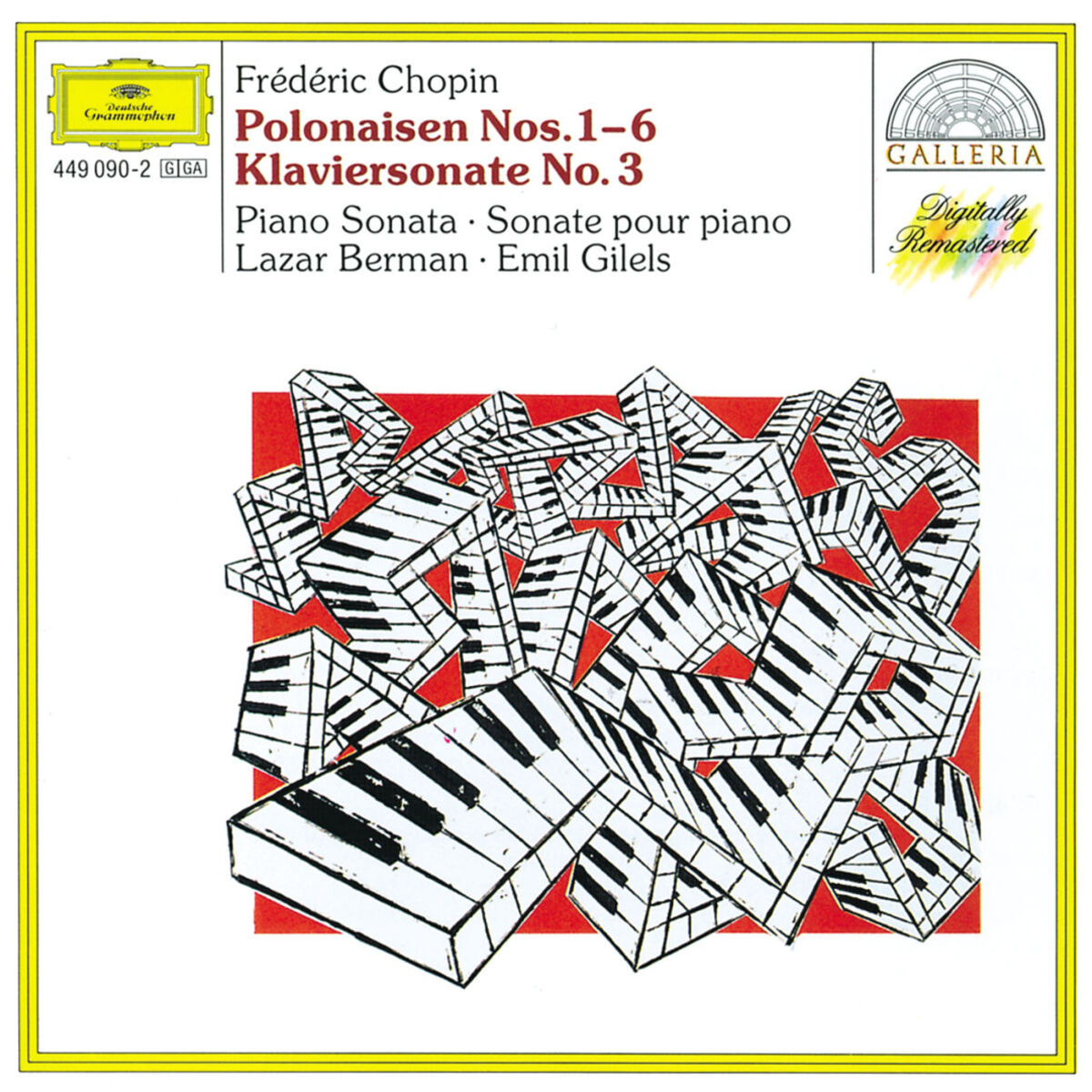 Album cover of Chopin: Polonaises Nos. 1-6; Piano Sonata No. 3