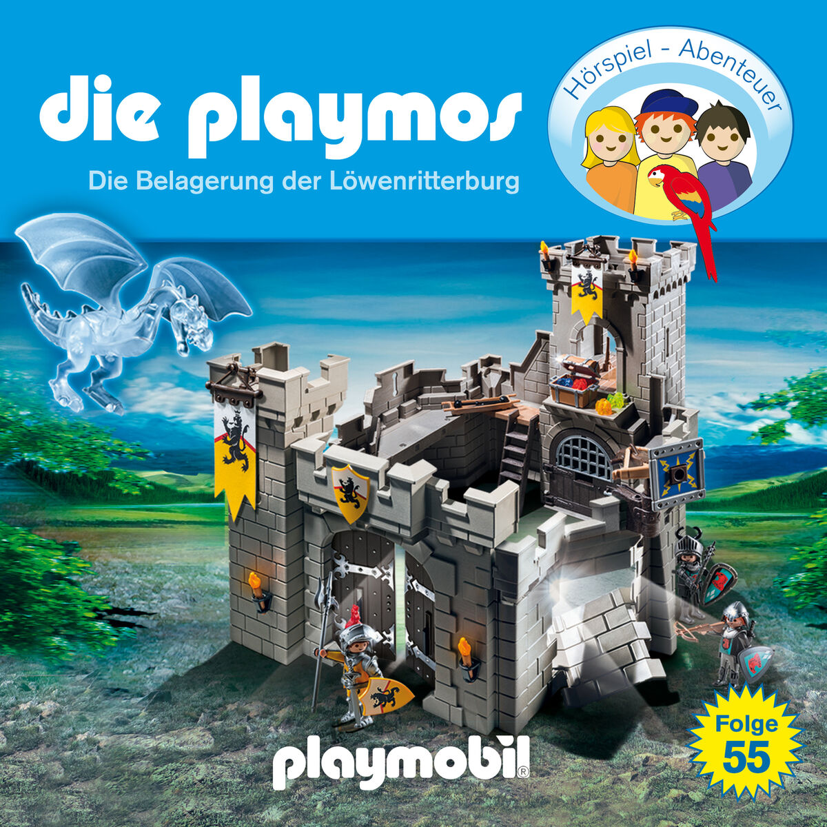 Album cover of Folge 55: Die Belagerung der Löwenritterburg, Teil 1