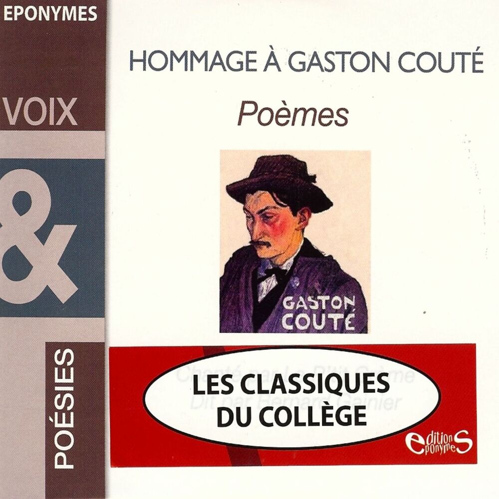 Picture of Hommage à gaston couté: Poèmes (Les classiques du collège)