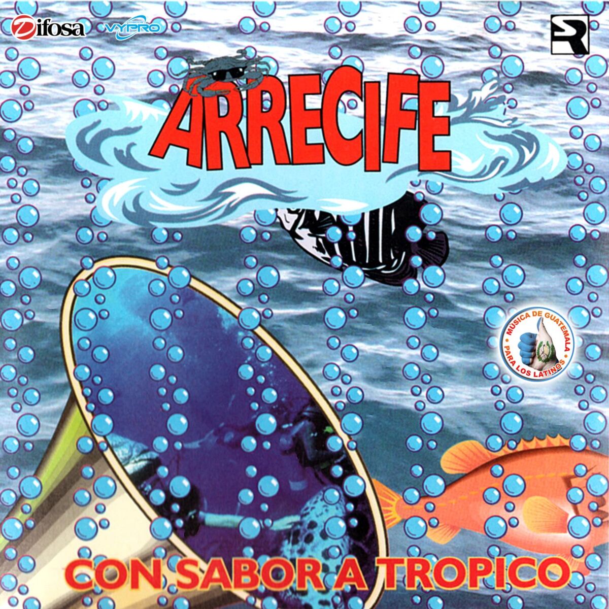 Album cover of Con Sabor a Trópico. Música de Guatemala para los Latinos