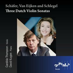 Cover of Three Dutch Violin Sonatas