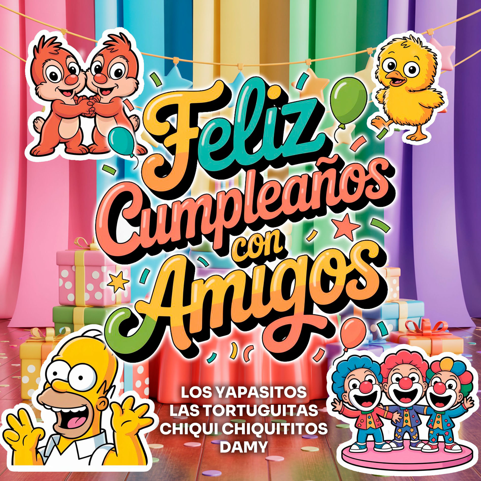 Album cover of Feliz Cumpleaños Con Amigos