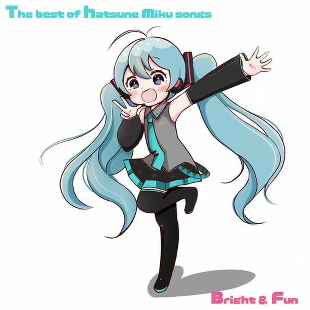 The best of hatsune miku songs -Bright and fun- album cover