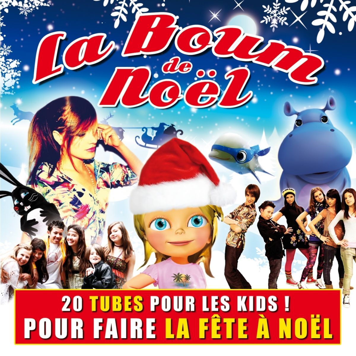 Album cover of La boum de Noël (20 tubes pour les kids! Pour faire la fête à Noël)