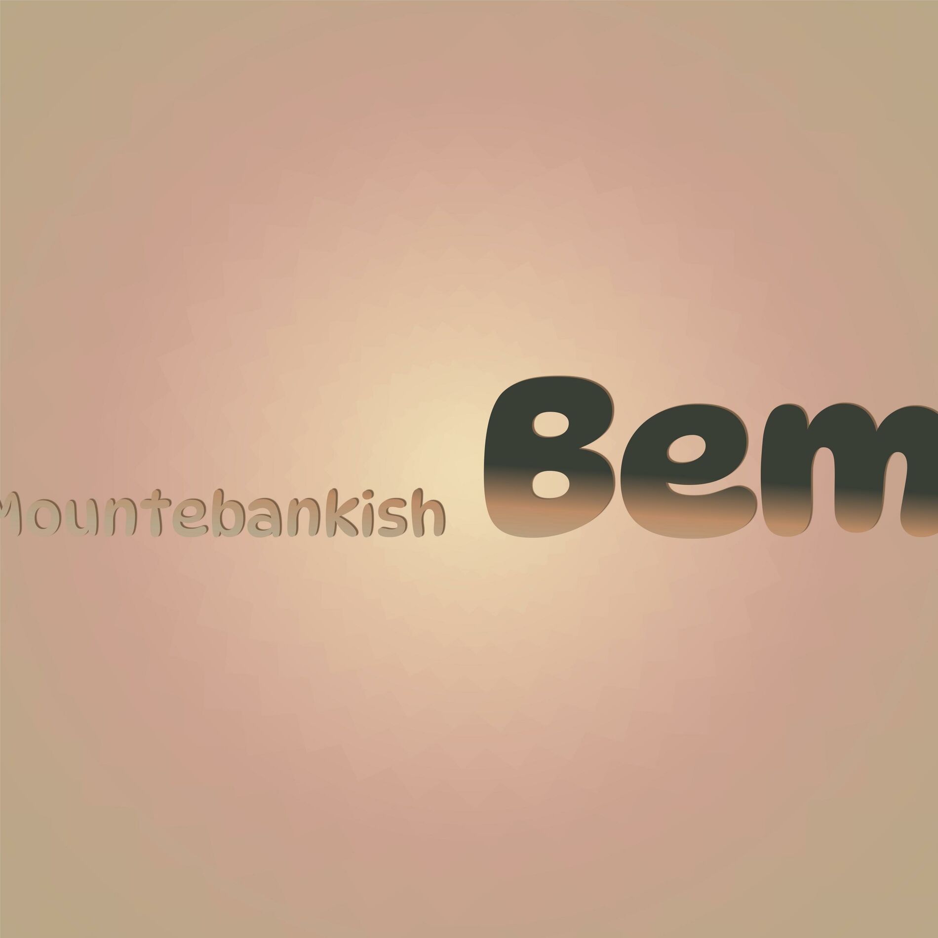 Album cover of Mountebankish Bem