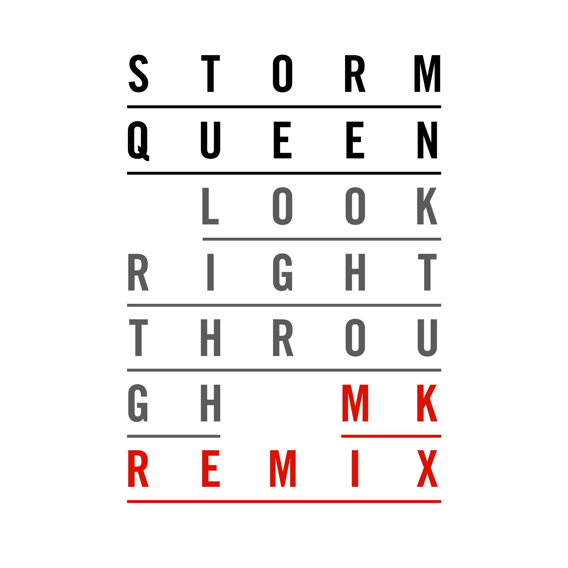 Album cover of Look Right Through (MK Vocal Edit)