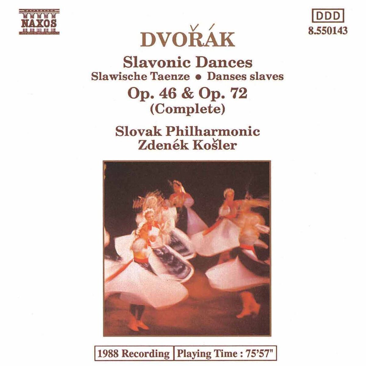 Album cover of Dvořák: Slavonic Dances, Opp. 46 & 72
