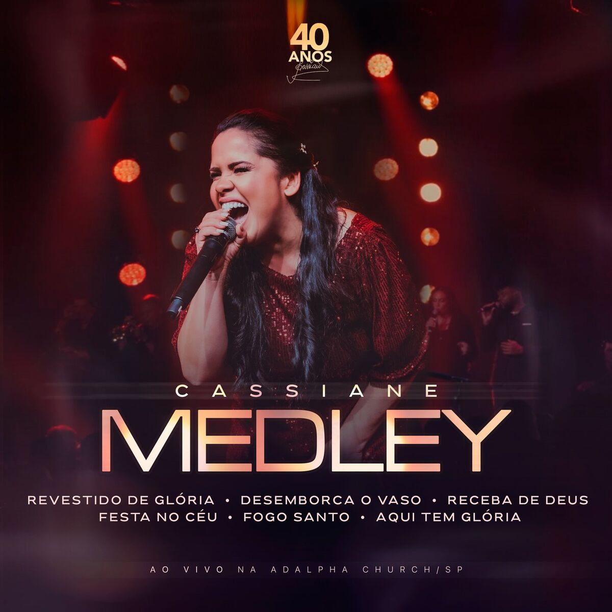 Album cover of Medley (Revestido de Glória / Desemborca o Vaso / Receba de Deus / Festa no Céu / Fogo Santo / Aqui Tem Glória) (Ao Vivo)