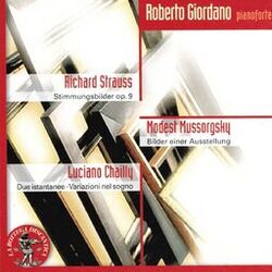 Cover of Richard Strauss : Stimmungsbilder, Op. 9 - Modest Mussorgsky : Bilder einer Austellung - Luciano Chailly : Due istantanee, Variazi