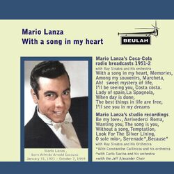 Cover of Mario Lanza: With a Song in My Heart