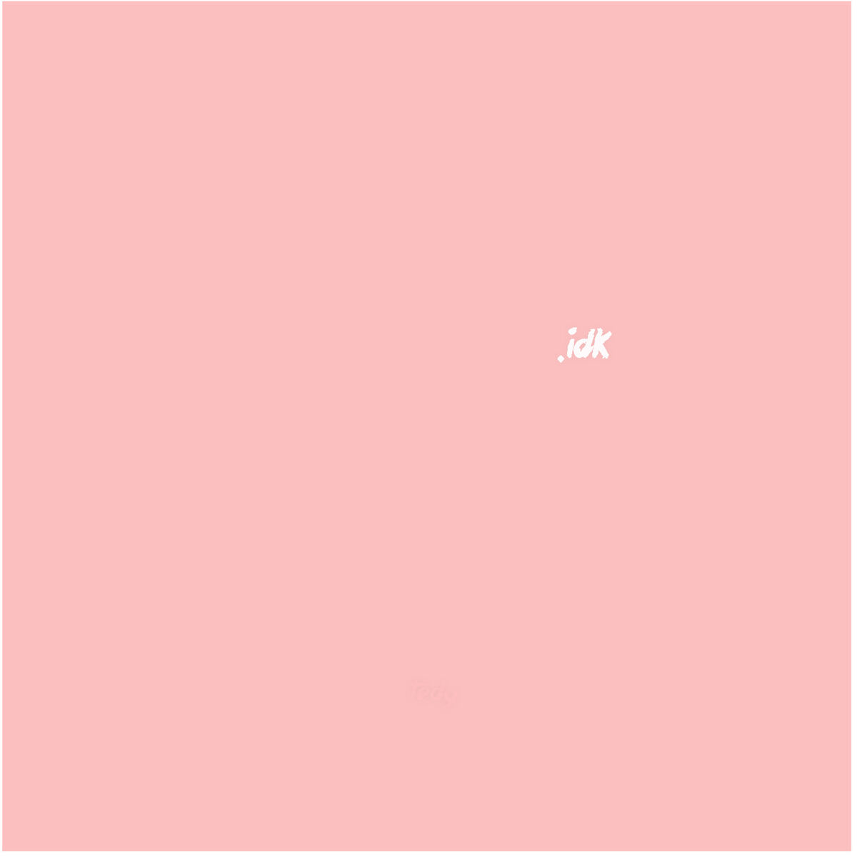 Album cover of .Idk