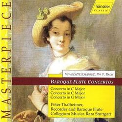 Cover of Vivaldi / Telemann / Bach, C.P.E.: Baroque Flute Concertos