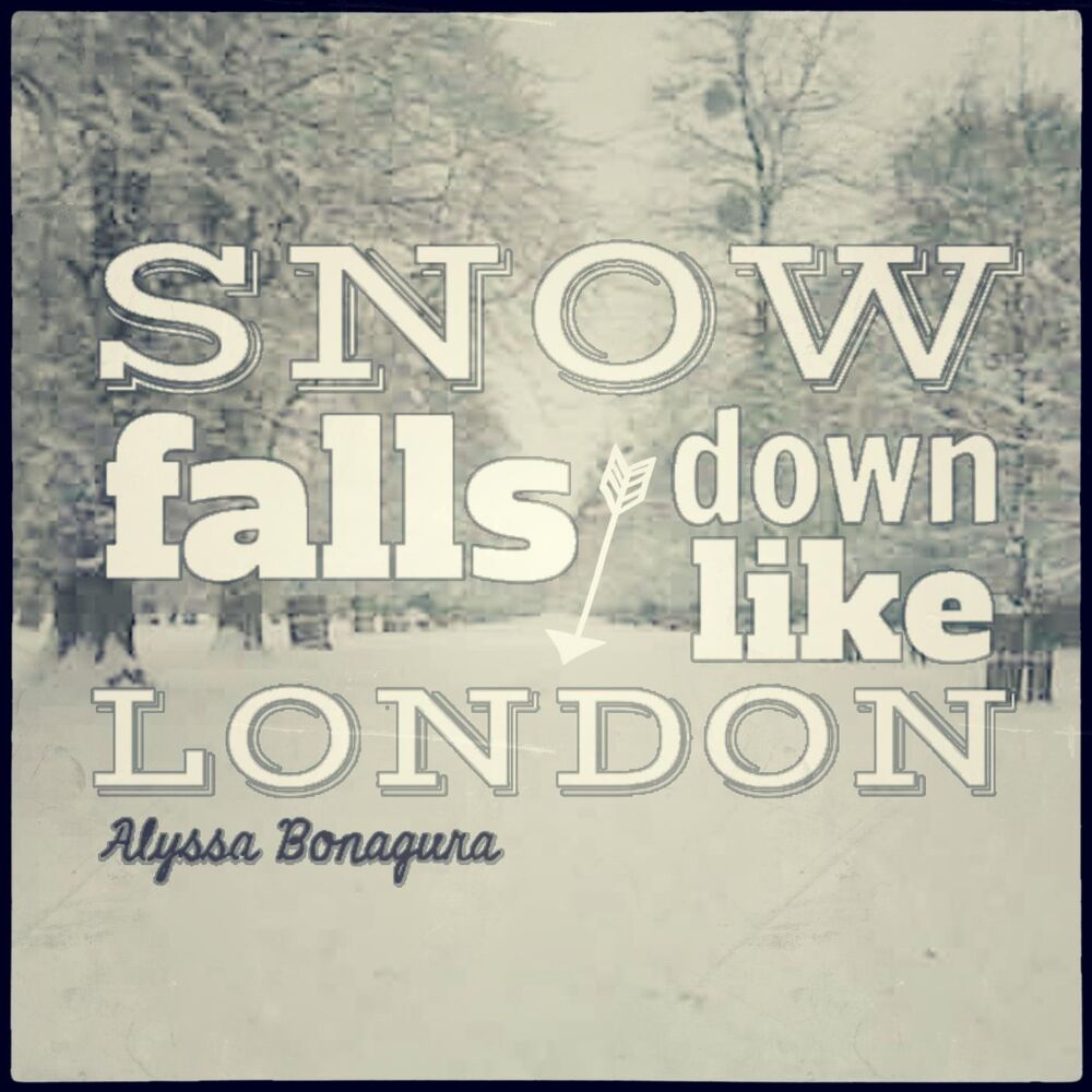 Picture of Snow Falls Down Like London