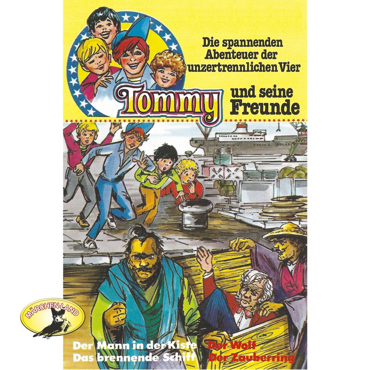 Album cover of Folge 3: Der Mann in der Kiste / Das brennende Schiff / Der Wolf / Der Zauberring