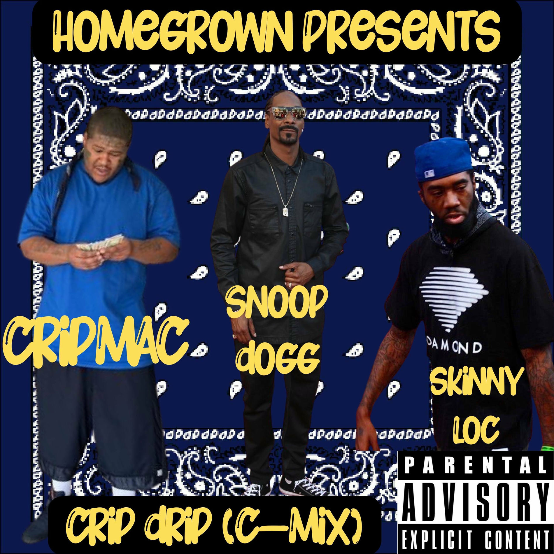 G-RAP【COREY COLD】NC RAISED ME Skinny Loc - Crip Drip (feat. Snoop Dogg & CripMac) [Cmix