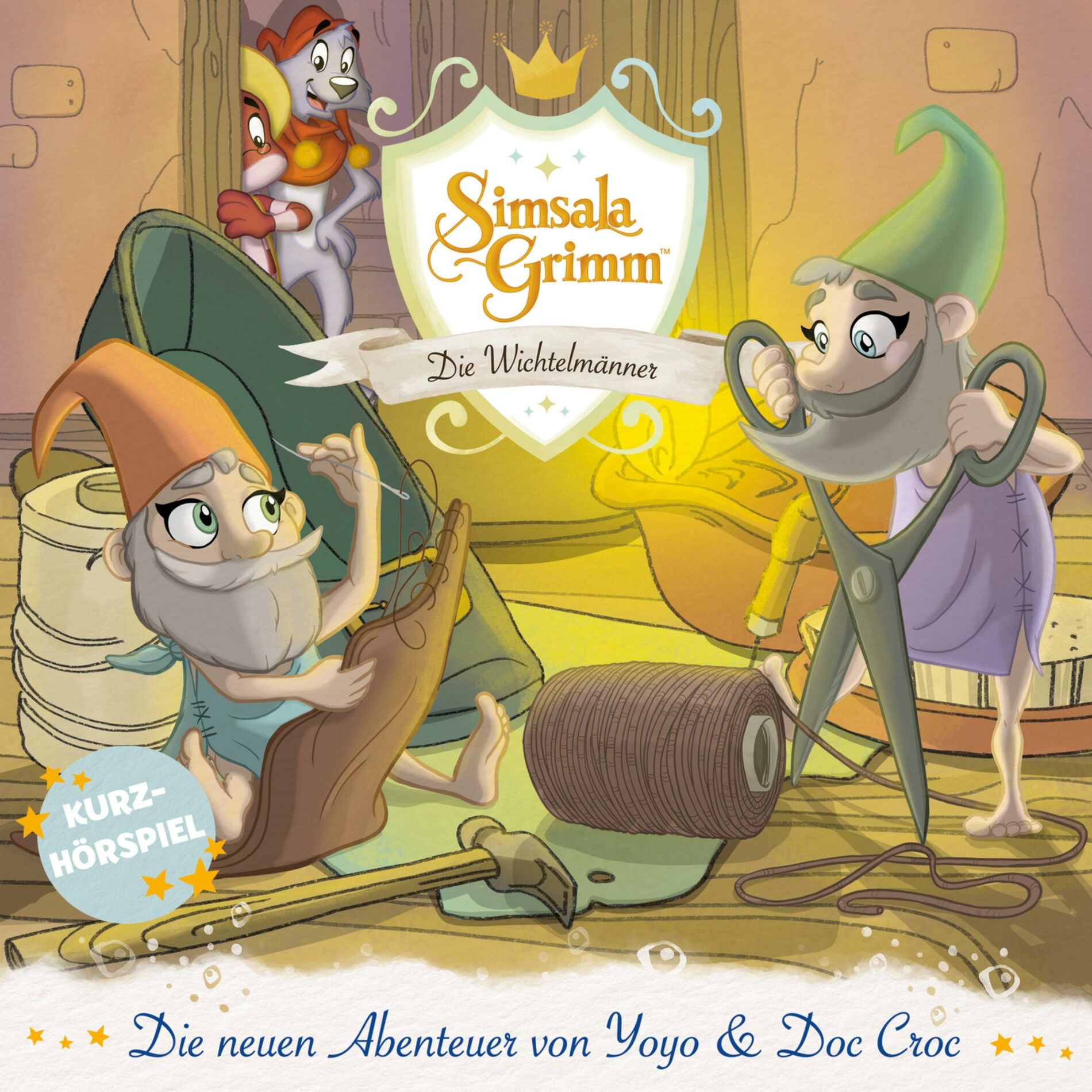 Album cover of Die Wichtelmänner (Die neuen Abenteuer von Yoyo und Doc Croc)