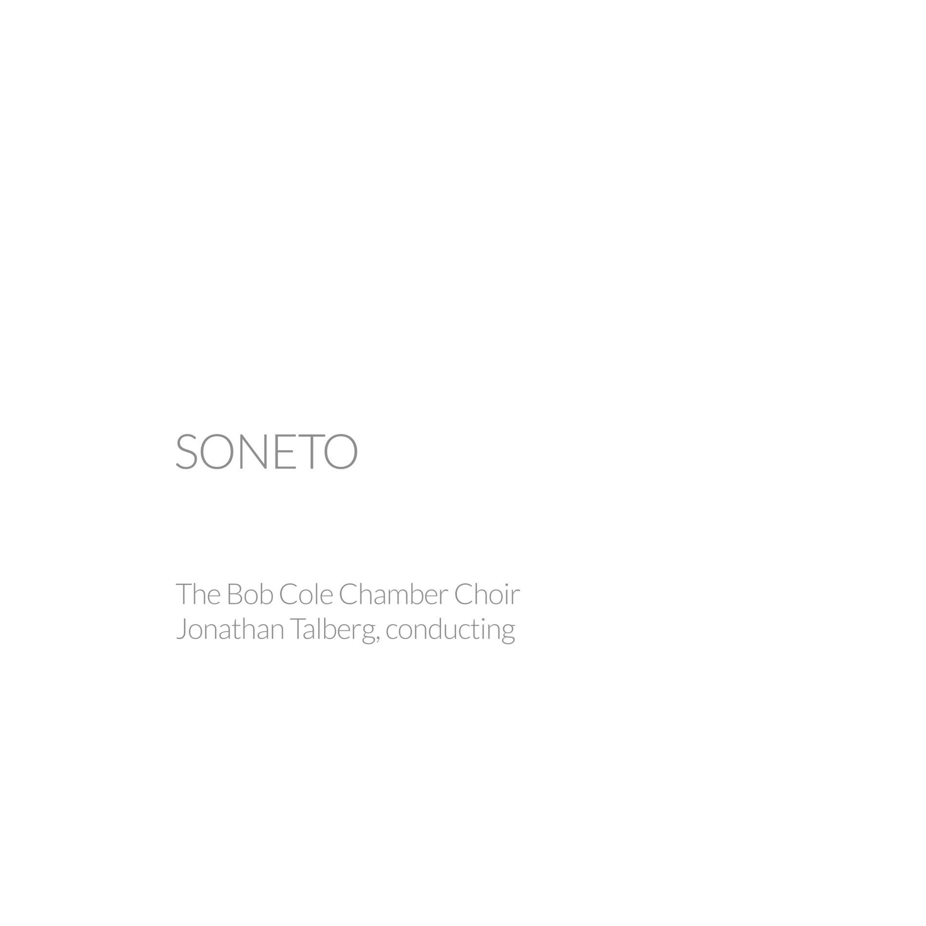Album cover of Soneto