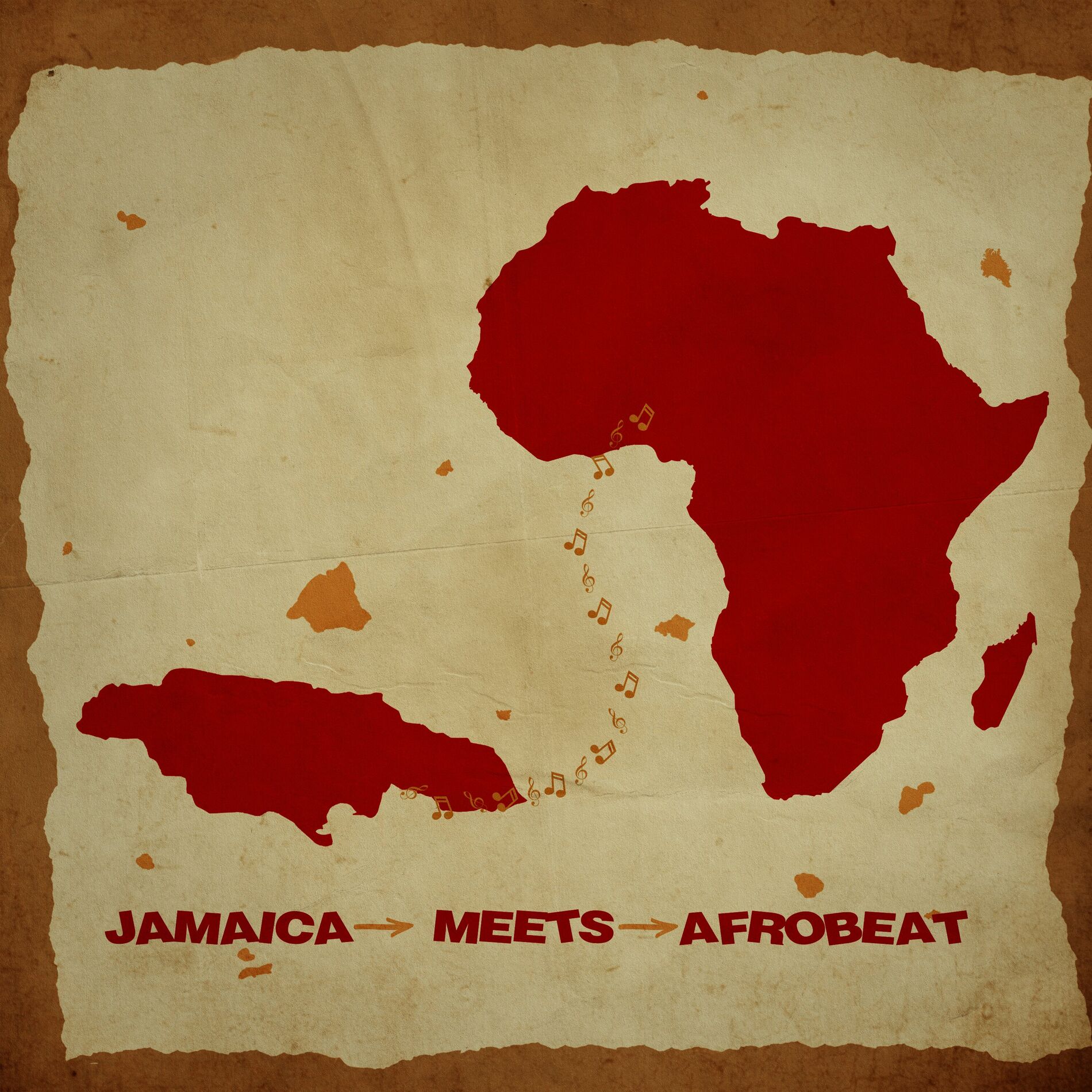 Album cover of Jamaica Meets Afrobeat