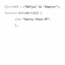 Cover of Hello World 2: Sanity Check EP