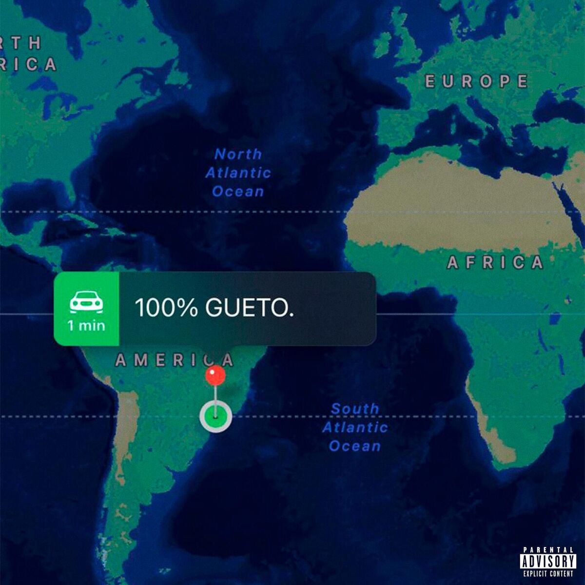 Album cover of 100% GUETO (freestyle)