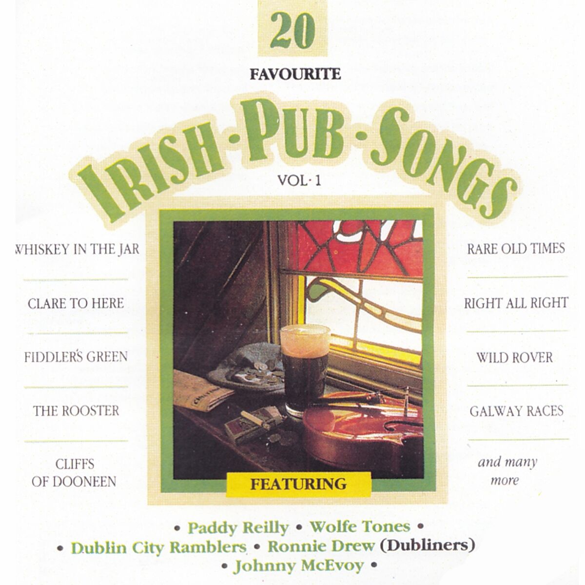 Album cover of 20 Favourite Irish Pub Songs, Vol. 1