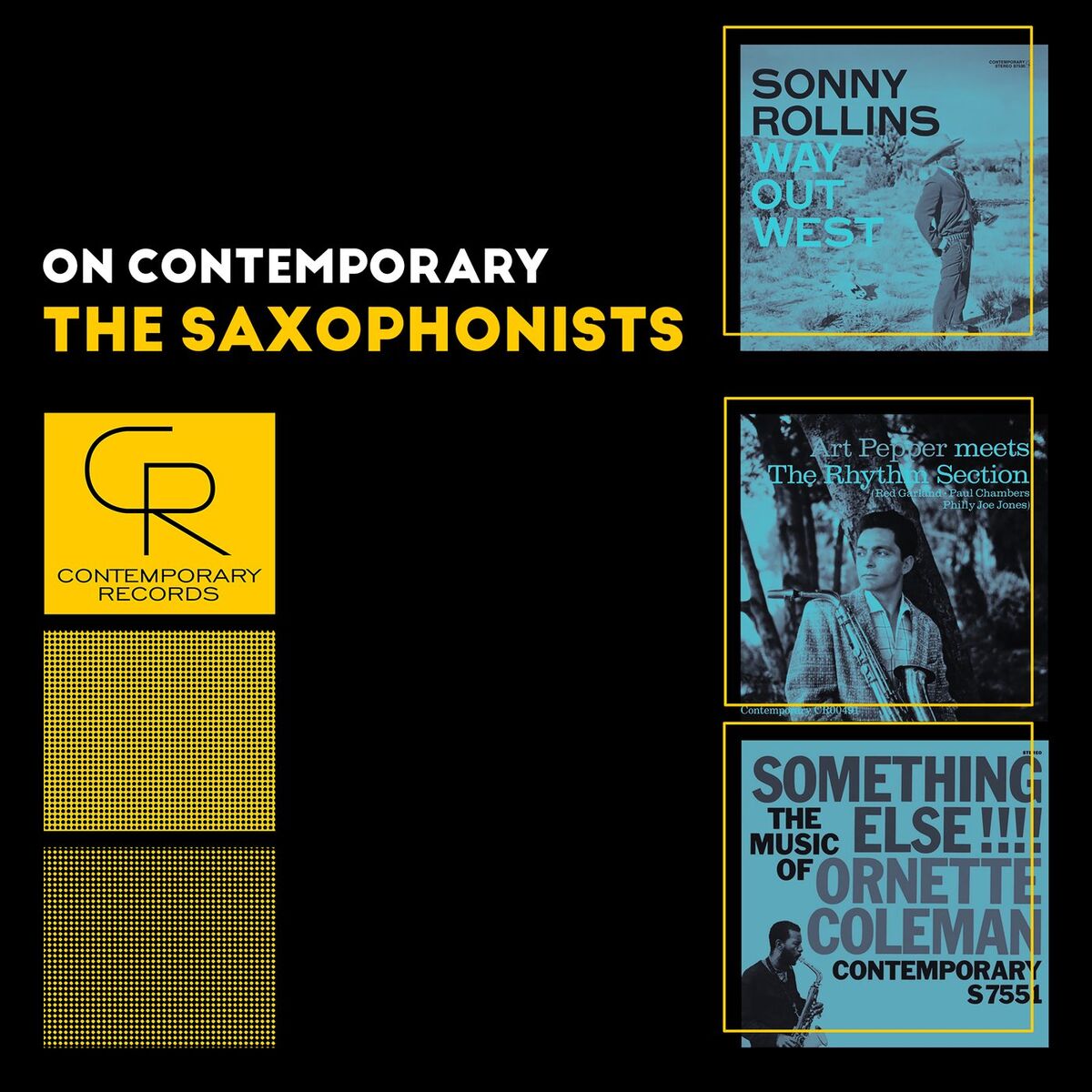 Album cover of On Contemporary: The Saxophonists