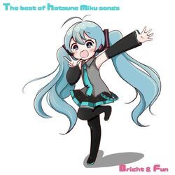 Cover of The best of hatsune miku songs -Bright and fun-