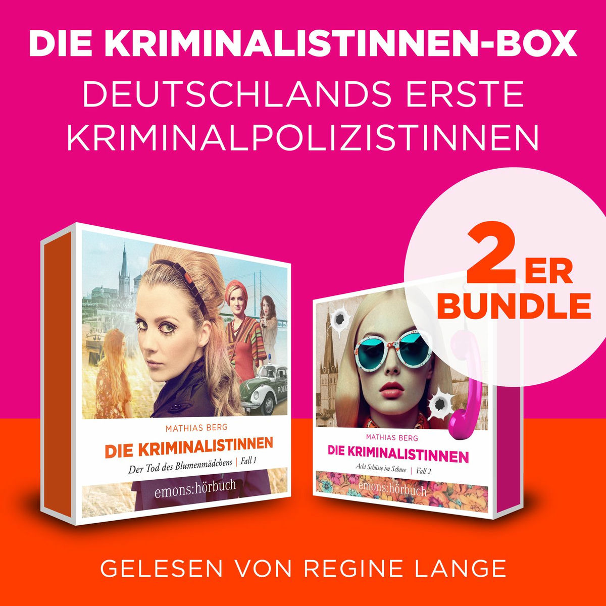 Album cover of Die Kriminalistinnen-Box (Band 1-2) - Deutschlands erste Kriminalpolizistinnen - Die Kriminalistinnen (Ungekürzt)