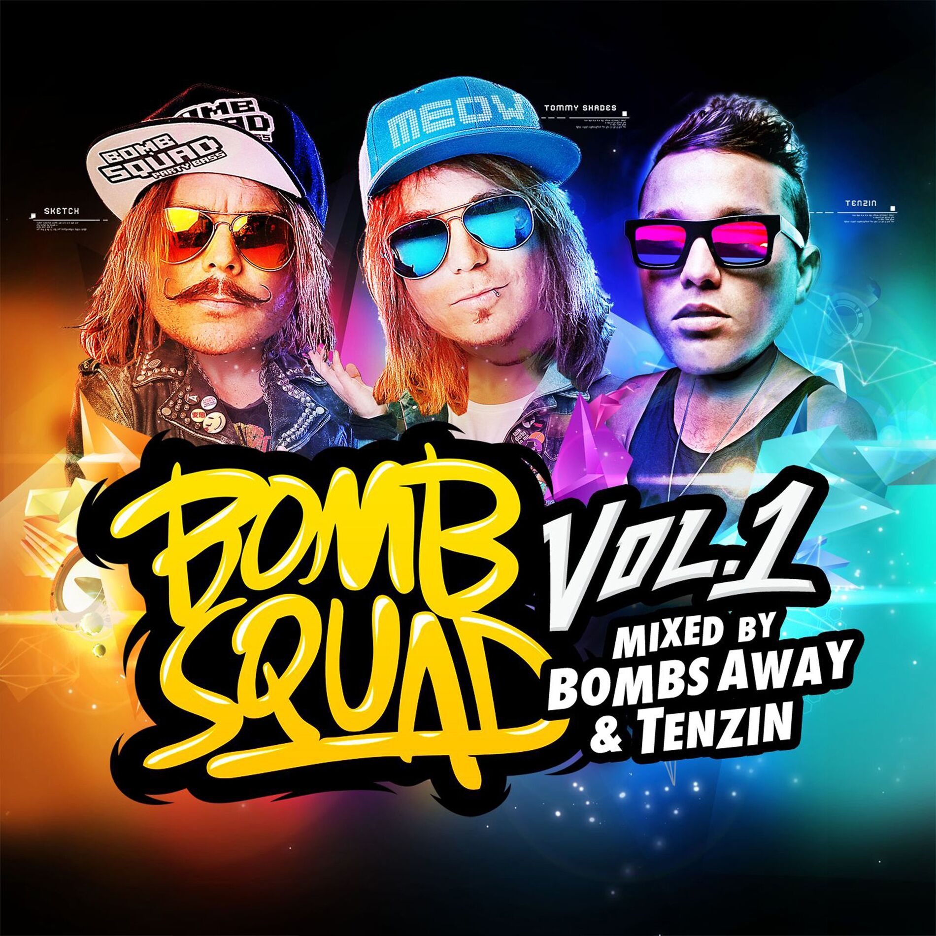 Album cover of Bombsquad, Vol. 1 (Mixed by Bombs Away & Tenzin)