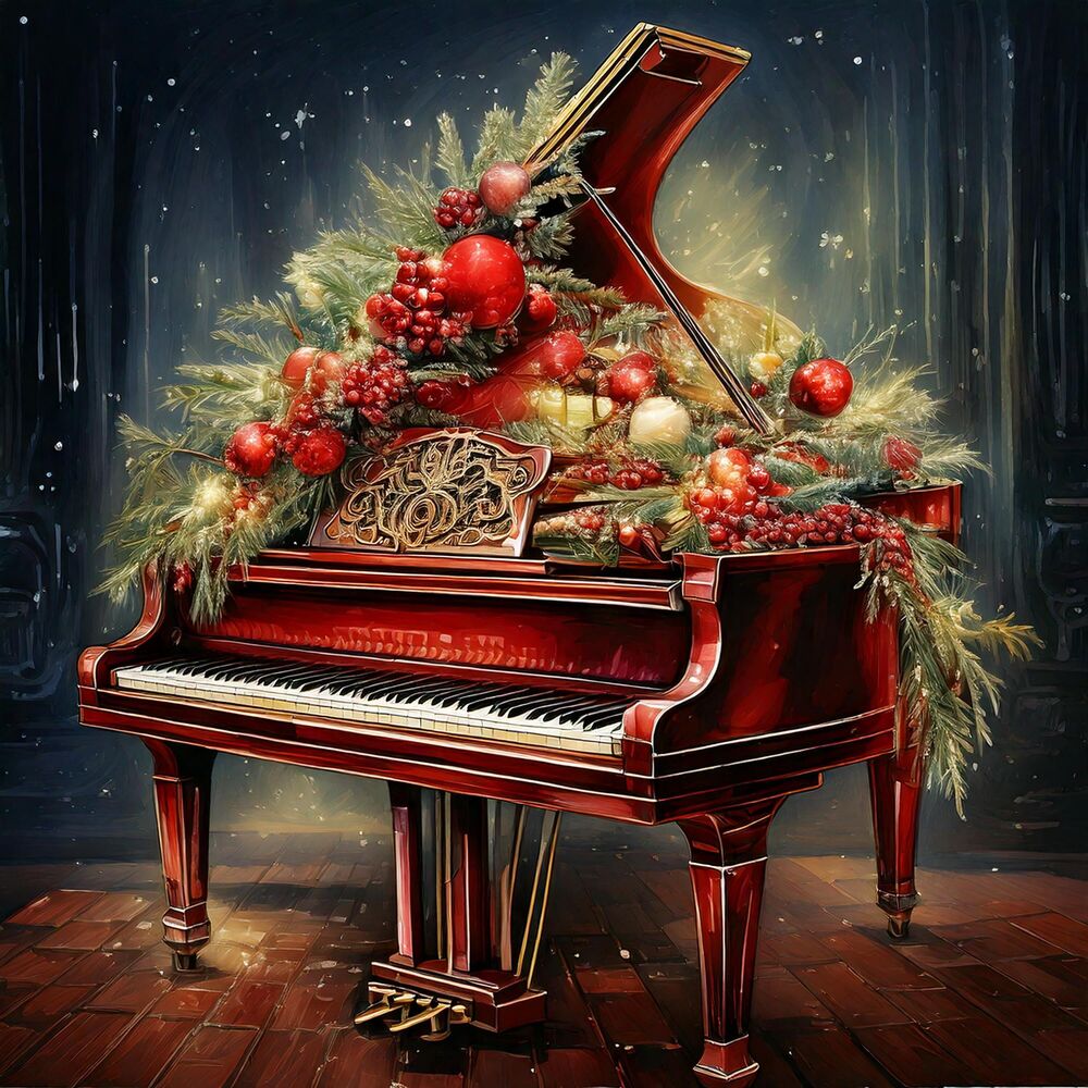 Picture of Festive Christmas Piano Keys