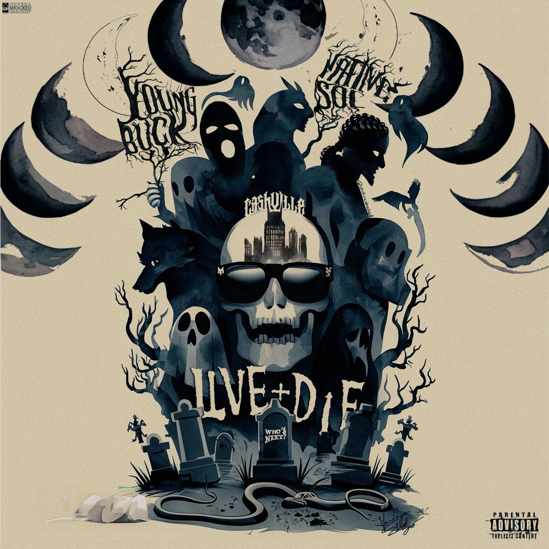 Album cover of LIVE + DIE (feat. Young Buck) [Live]
