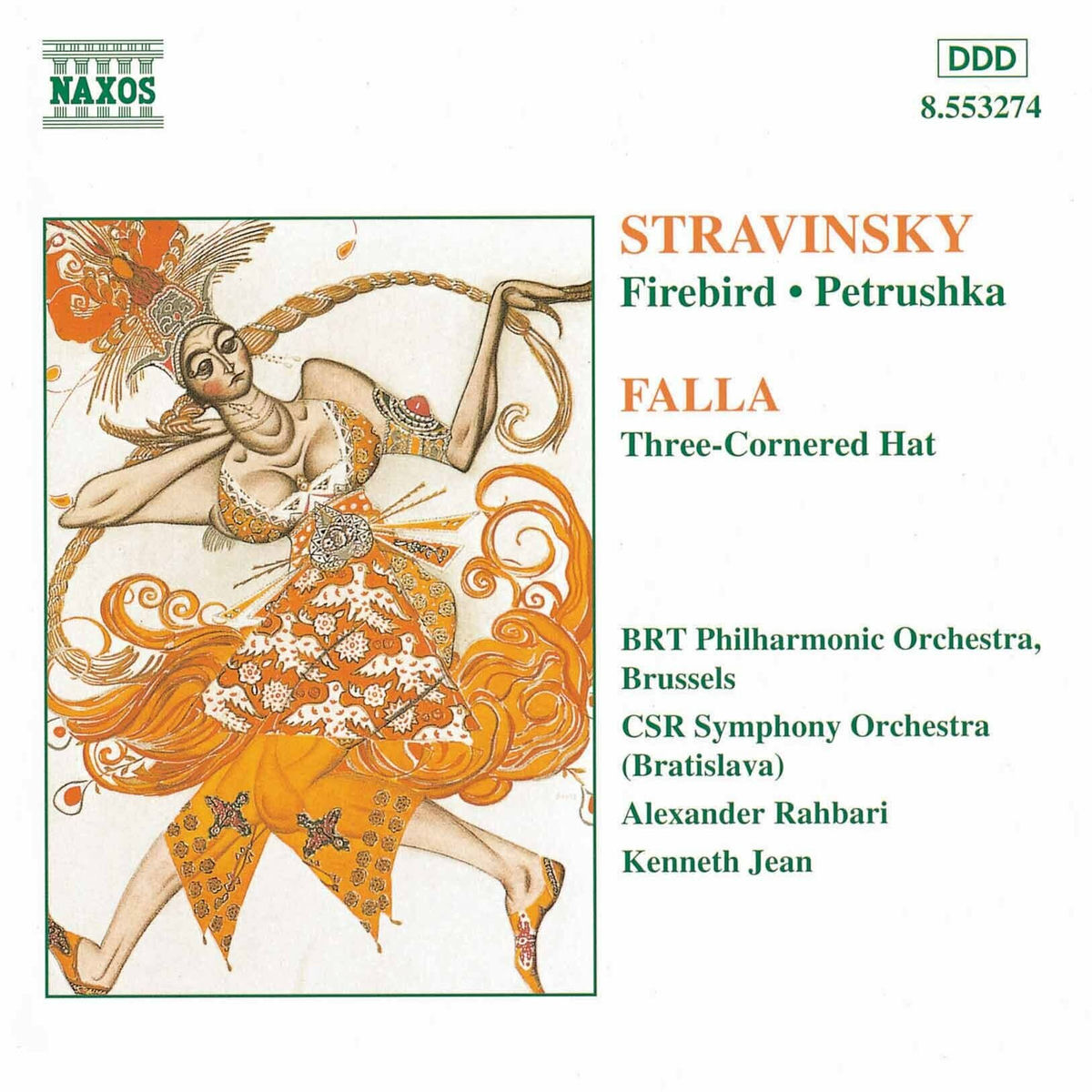 Album cover of Stravinsky: Firebird (The) / Falla: Three-Cornered Hat (The)
