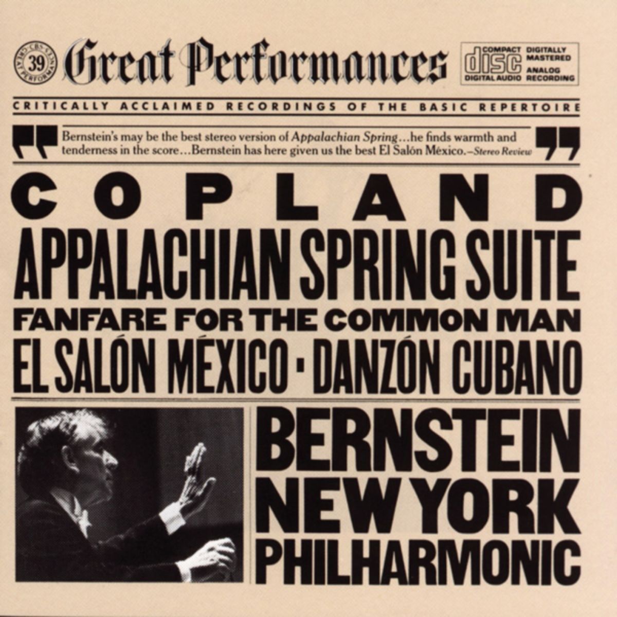 Album cover of Appalachian Spring : VII. Doppio movimento