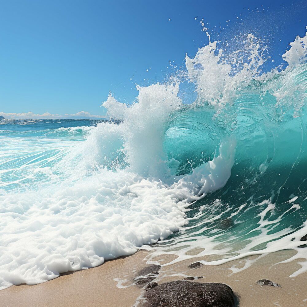 Picture of Tranquilas Olas Del Océano: Yoga De La Serenidad Junto A La Costa