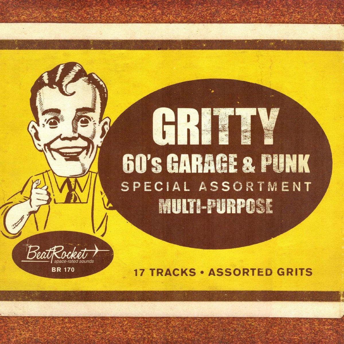 Album cover of Gritty '60s Garage & Punk