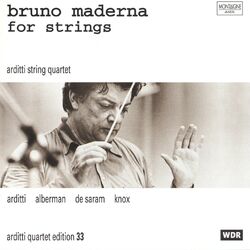 Cover of Bruno Maderna for String