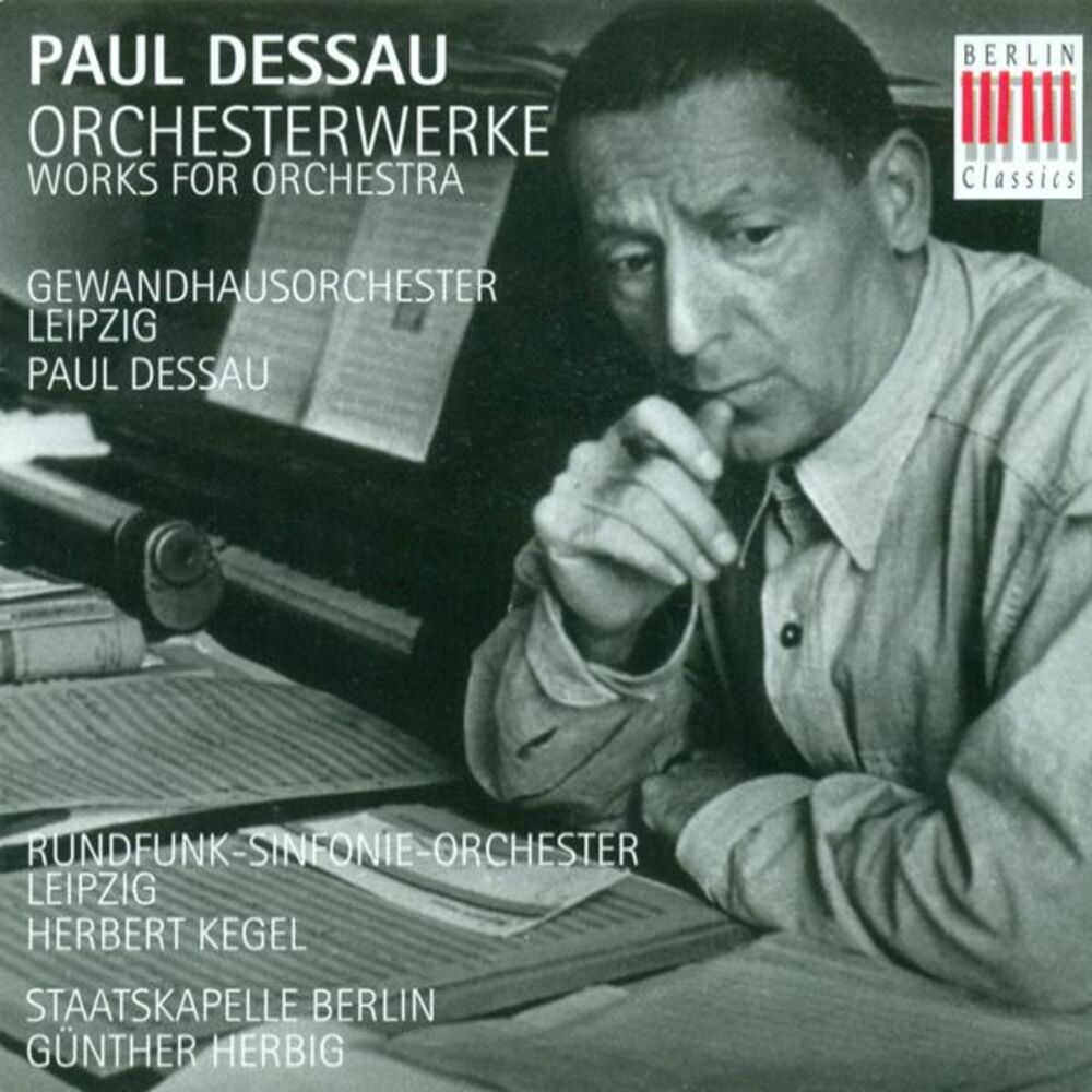 Picture of DESSAU, P.: Orchestral Music, Vol. 1 - In memoriam Bertolt Brecht / Bach Variations / Orchestermusik No. 2, "Meer der Sturme" (Des