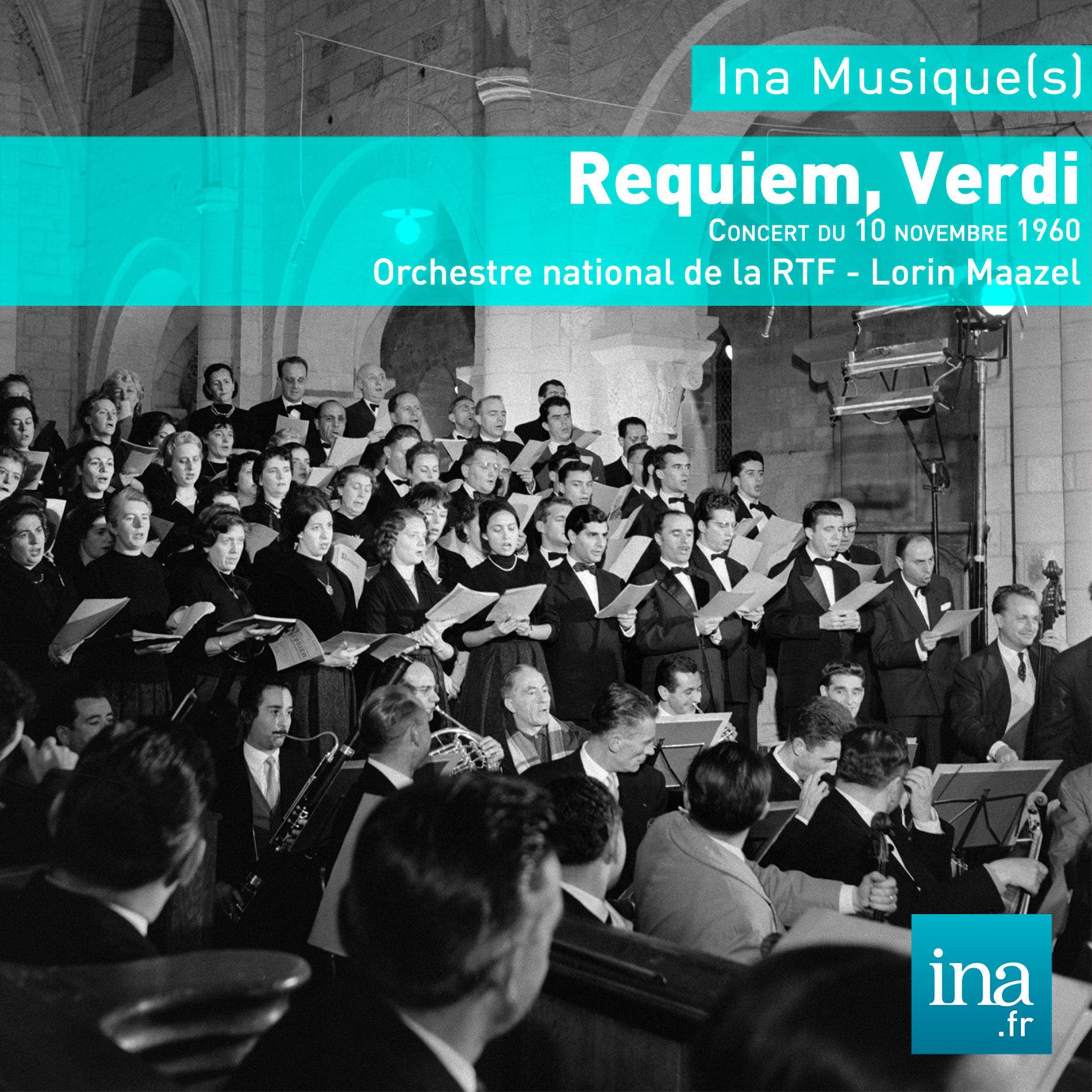 Album cover of Requiem, Verdi, Orchestre national de la RTF - Lorin Maazel