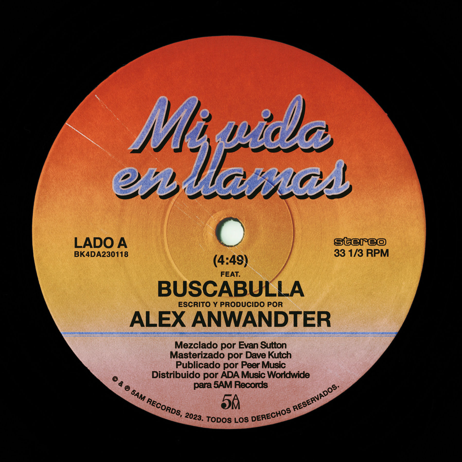Album cover of Mi vida en llamas (feat. Buscabulla)